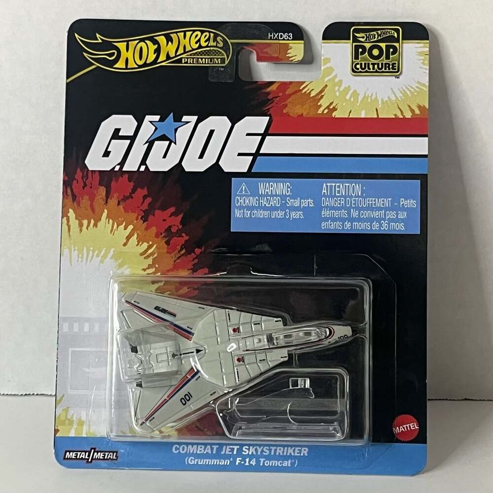 Hot Wheels Pop Culture Combat Jet Skystriker (Grumman F-14 Tomcat) G.I. Joe